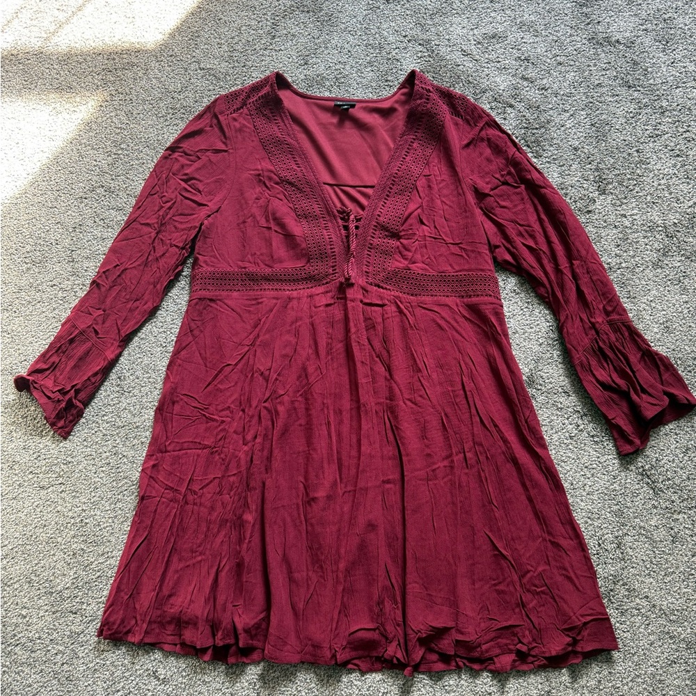 Torrid Rich Burgundy Dress